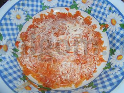 Salotas su rūkytomis vištienos krūtinėlėmis Žingsnis 3