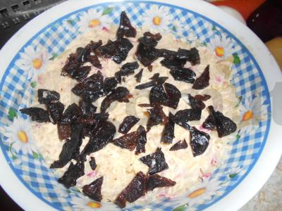 Salotas su rūkytomis vištienos krūtinėlėmis Žingsnis 4