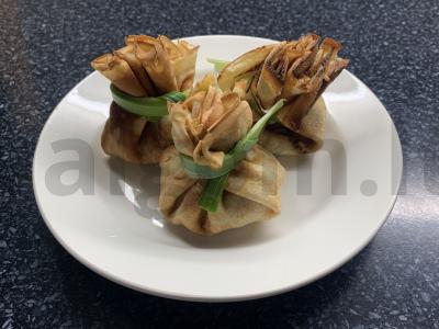 Grikių maišeliai su grybais Žingsnis 10