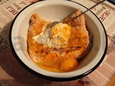 Atviras vištienos faršo pyragas Žingsnis 3