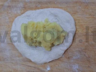 Kepti pyragėliai su bulvėmis Žingsnis 13