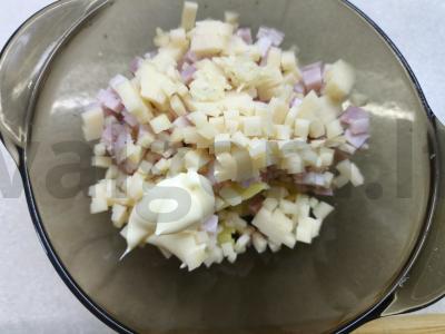 Sumuštiniai su bulvėmis ir šonine Žingsnis 4