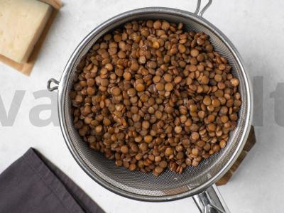 Žalioji lęša su pesto ir parmezanu Žingsnis 2