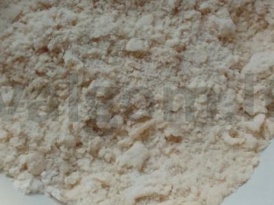 Smėlinis pyragas su vaisiais ir varške Žingsnis 3