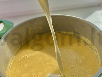 Grietinėlės sriuba-pyragas „Vištienos“ Žingsnis 6