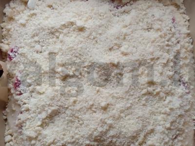 Smėlinis pyragas su vaisiais ir varške Žingsnis 15