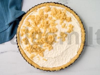 Smėlinis pyragas su varškės įdaru Žingsnis 7