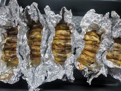 Bakoninė bulvė su sūriu Žingsnis 6