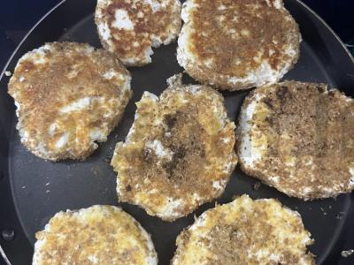 PP varškė su cinamonu ir sėlenomis Žingsnis 4