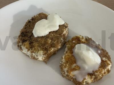 PP varškė su cinamonu ir sėlenomis pagrindine nuotrauka