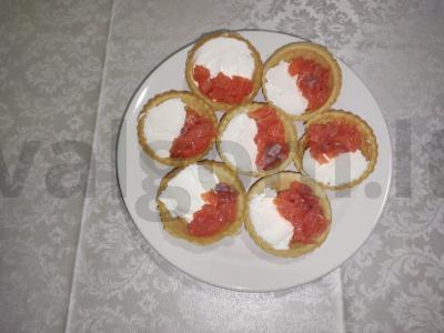 Tartaletės su žuvimi ir varškės sūriu Žingsnis 2