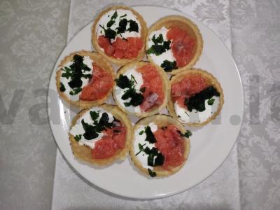 Tartaletės su žuvimi ir varškės sūriu Žingsnis 3