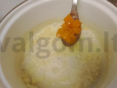 Pieninė grikių košė su moliūgu Žingsnis 8