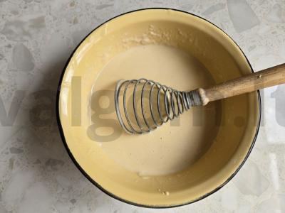 Blynai su vaisių desertu Žingsnis 2