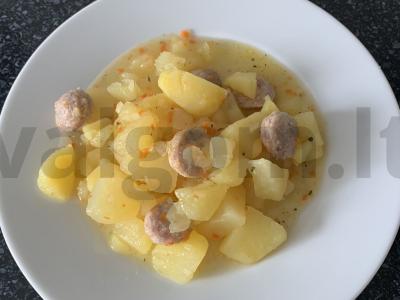 Troškinta bulvė su kupatais Žingsnis 5