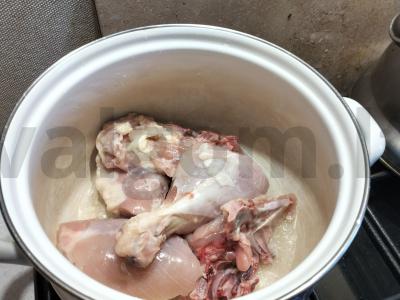 Vištienos ir daržovių troškinys Žingsnis 1