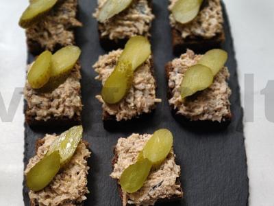 Kanapės su šprotų ir jalapeño pipirais Žingsnis 9