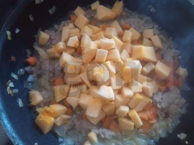 Ryžiai su moliūgu ir mėsos faršu Žingsnis 2