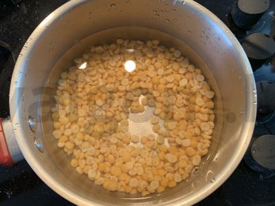 Žirnių košė su šonine Žingsnis 2