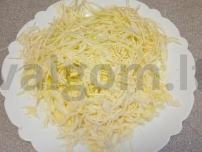 Borščas ant jautienos sultinio su šonine ir česnaku Žingsnis 3