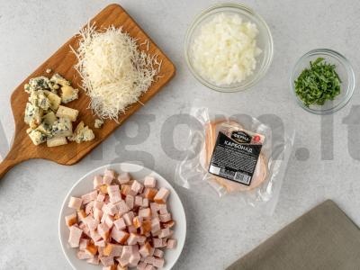 Makaronai su karbonaidu ir gorgonzola Žingsnis 2