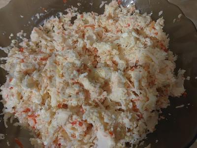 Krabų rutuliukai kaip Raffaello Žingsnis 4