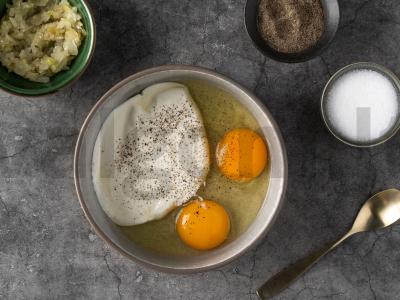 Užkandžių tartaletės iš lavašo su heku Žingsnis 2