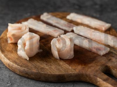 Užkandžių tartaletės iš lavašo su heku Žingsnis 3