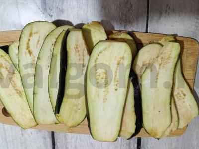 Baklažanų ritinėliai su anakardžiais Žingsnis 2