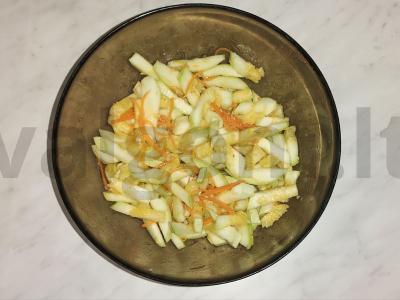 Užkandis „Kabakų salotos pagal korėjietiškai“ Žingsnis 5