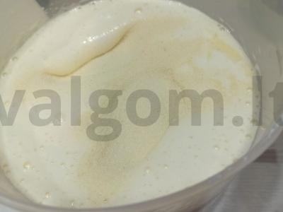 Oro mannikas su grietine Žingsnis 2