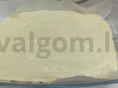 Oro mannikas su grietine Žingsnis 4