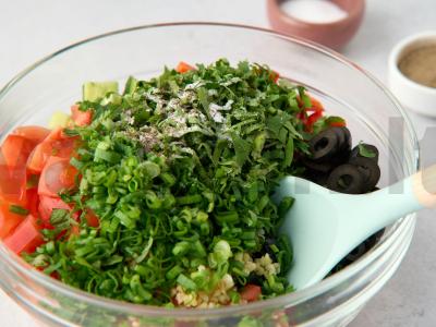 Bulguro tabule salotos Žingsnis 9