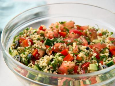 Bulguro tabule salotos Žingsnis 10