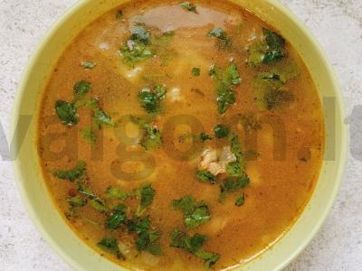 Harcho namuose su kiauliena pagrindine nuotrauka