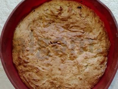 Abrikosų džemo pyragas su razinomis ir datulėmis Žingsnis 6