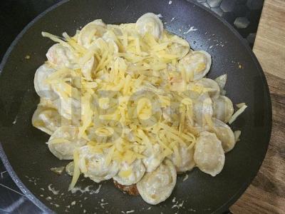 Koldūnai su raudonąja žuvimi ir sūriu Žingsnis 6