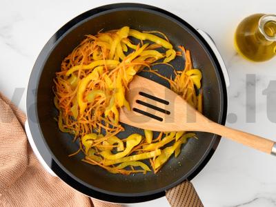 Šiltas salotas su quinoa ir moliūgu Žingsnis 3