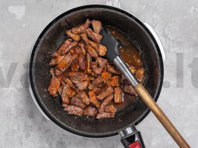 Jautiena aštriame padaže Žingsnis 5