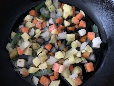 Pomidorų ir daržovių tyrės sriuba Žingsnis 2