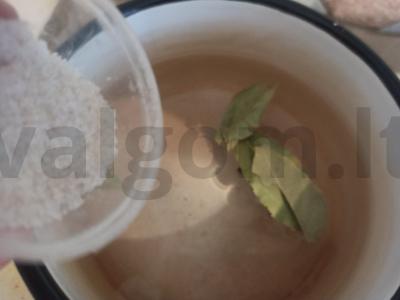 Švelnus lašiniai sūryme Žingsnis 1