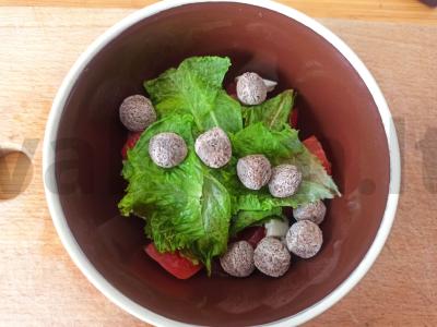 Salotas „Anželika“ su sėlenomis Žingsnis 2