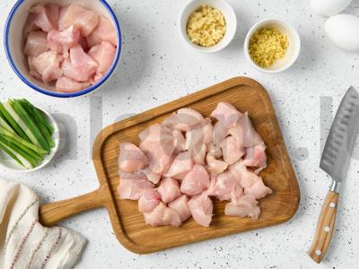 Aštri Kung Pao vištiena Žingsnis 1