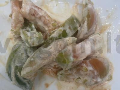 Žalios marinuotos pomidorai su česnaku padažu Žingsnis 5