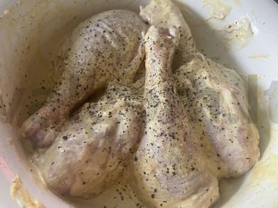 Vištienos kojos su karčiu ant keptuvės Žingsnis 5