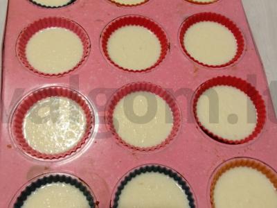 Sūrio keksiukai su pienu Žingsnis 7