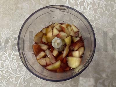 Gaivus vaisių kokteilis su vyšnių sultimis Žingsnis 2