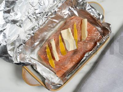 Lazdynų upėtakis orkaitėje Žingsnis 7