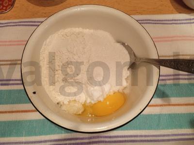 Varškės ir vanilės blynai Žingsnis 3