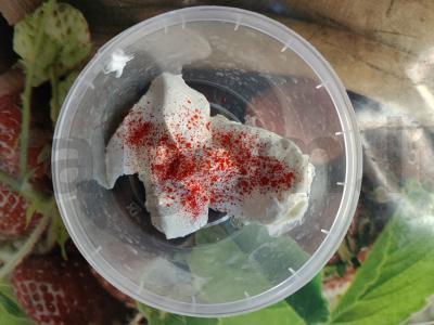 Tartaletė su grietinės padažu ir veidrodiniu cukrumi Žingsnis 3